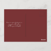 プリド素朴メリークリスマス写真はがき ポストカード (裏面)