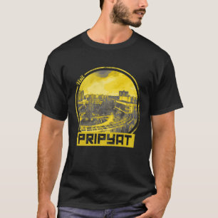 プリピアト幽霊シティアートワーク Tシャツ