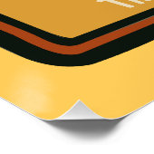 プリブラックシャギドッグカスタム文字 ポスター (コーナー)