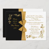 プリプロムの招待、プリプロム、キンセアニェラ、Sweet16 招待状 (正面/裏面)