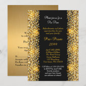 プリプロム、プリプロム、キンセアニェラ、スウィート16歳 招待状 (正面/裏面)