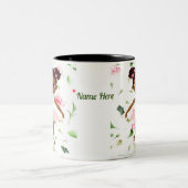 プリマかわいらしバレリナマグ ツートーンマグカップ (中央)