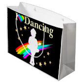 プリマかわいらしバレリーナ ラージペーパーバッグ (裏面アングル)