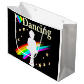 プリマかわいらしバレリーナ ラージペーパーバッグ (正面アングル)