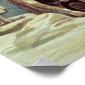 プリマスでの巡礼者の上陸 ポスター (角)