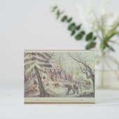 プリマスでの巡礼者の上陸 ポストカード (スタンド正面)