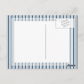 プリマスのロックチキンズアンティークブルールースターヘン ポストカード (裏面)