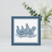 プリマスのロックチキンズアンティークブルールースターヘン 招待状 (スタンド正面)