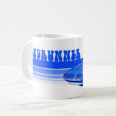 プリマスのロードランナーのマグ コーヒーマグカップ (正面左)