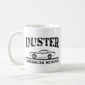 プリマスの塵払いアメリカ筋肉車 コーヒーマグカップ (左)