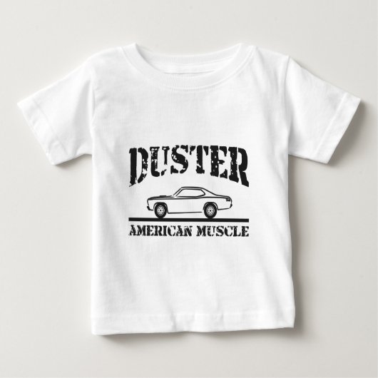 プリマスの塵払いアメリカ筋肉車 ベビーTシャツ (正面)