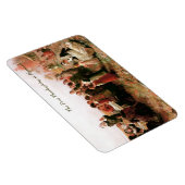 プリマスの最初の感謝祭。ファインアート マグネット (右側)