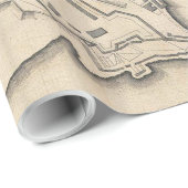 プリマスイギリス(1765年)のヴィンテージの地図 ラッピングペーパー (ロールコーナー)