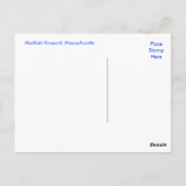 プリマスマサチューセッツメイフラワー船用はがき ポストカード (裏面)