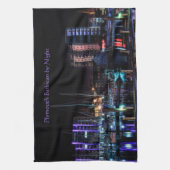 プリマス土産 – ザバービカンby Night キッチンタオル (縦)