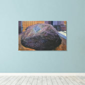 プリマス実在ロック キャンバスプリント (インサイチュ (ウッドフロア))