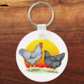 プリマス岩：日の出 キーホルダー (正面)