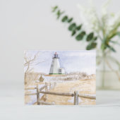 プリマス灯台はがき ポストカード (スタンド正面)