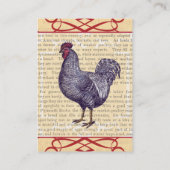 プリマス誇りを持ったロックロースターニークファーム 名刺 (裏面)