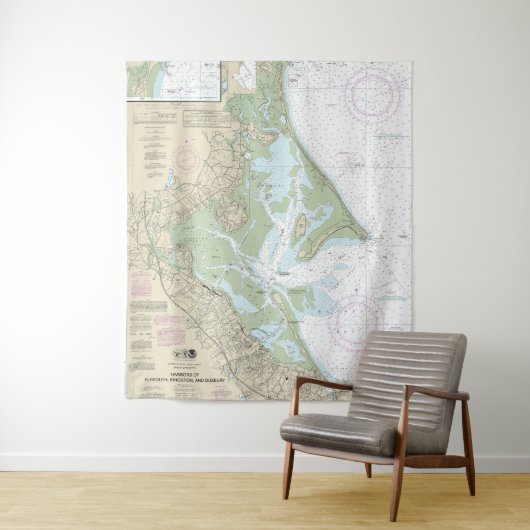 プリマス、キングストン、デュックスベリーの港 タペストリー (インサイチュ)