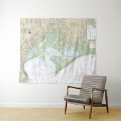 プリマス、キングストン、デュックスベリーの港 タペストリー (インサイチュ(横))