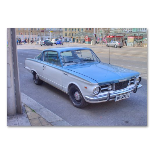 プリマス・バラクーダ テーブルナンバー (正面)