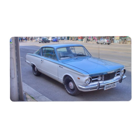 プリマス・バラクーダ ラベル (正面)