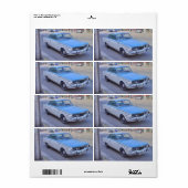 プリマス・バラクーダ ラベル (フルシート)