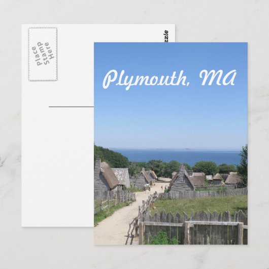 プリマス ポストカード (正面/裏面)