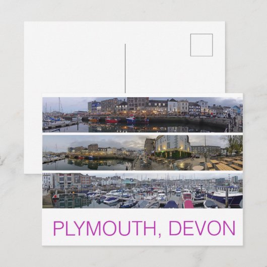 プリマス ポストカード (正面/裏面)