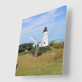 プリマス・ライトハウス「ザ・ガーネット」マサチューセッツ スクエア壁時計 (傾斜)