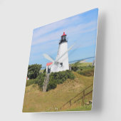 プリマス・ライトハウス「ザ・ガーネット」マサチューセッツ スクエア壁時計 (傾斜)