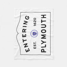 プリマスMAの町の印への歓迎