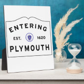 プリマスMAへようこそ フォトプラーク (側面)