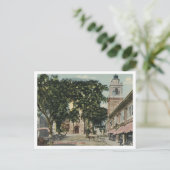 プリマスMA，タウンスクエア， 1910 ポストカード (スタンド正面)