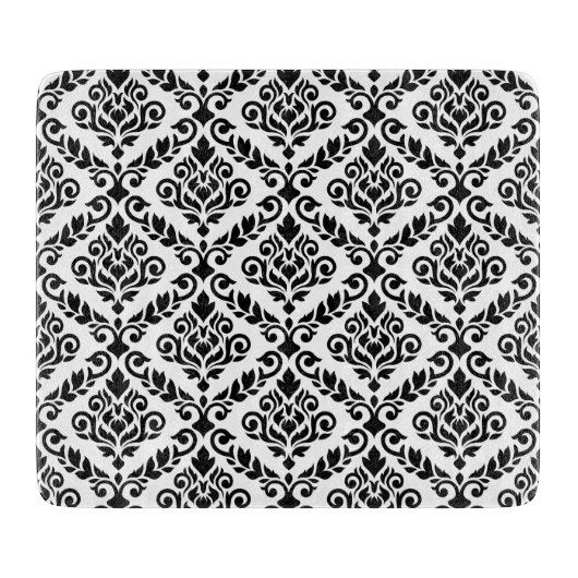 プリマダマスクパターン黒（白） カッティングボード (正面)