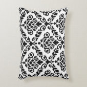 プリマダマスク2ウェイLg Ptnブラック&ホワイト アクセントクッション (正面(垂直))