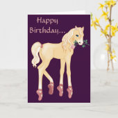 プリマドンナのPalomino カード (黄色い花)