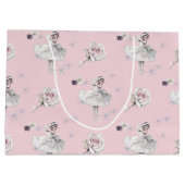 プリマバレリナスワンアンドバラ ラージペーパーバッグ (裏面)