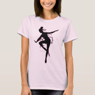 プリマバレリーナのシルエットのTシャツ Tシャツ