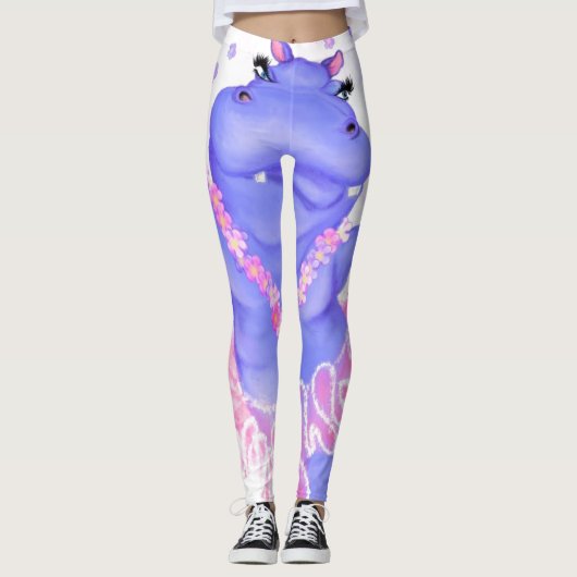 プリマバレリーナヒッポおもしろい- レギンス (正面)