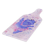 プリマバレリーナヒッポ – あなたの写真/文字を追加 カッティングボード (角)