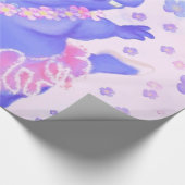 プリマバレリーナヒッポ – Happy Dancer ラッピングペーパー (角)