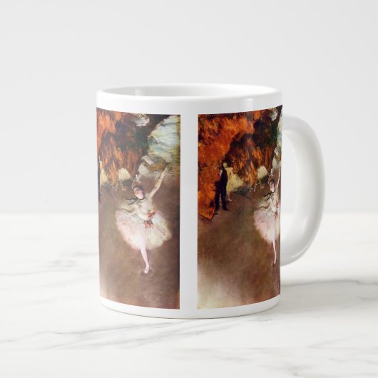 プリマバレリーナ、ロシタマウリエドガー・デガ ジャンボコーヒーマグカップ (正面右)