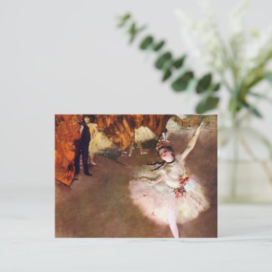 プリマバレリーナ、ロシタマウリエドガー・デガ ポストカード (スタンド正面)