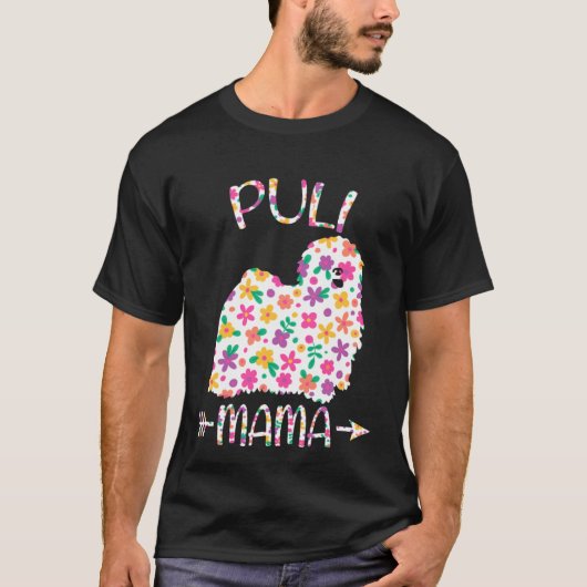 プリママフローラ犬ママ母の日 Tシャツ (正面)