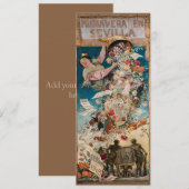 「プリマヴェラエンセビラ」のカスタム招待 招待状 (正面/裏面)