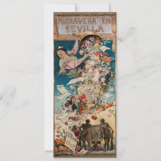 「プリマヴェラエンセビラ」のカスタム招待 招待状 (正面)