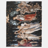 プリマヴェラボッティチェリ フリースブランケット (正面)