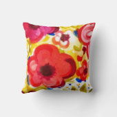 プリマヴェラ – ジプシーガーデンガールコットンピロー クッション (裏面)